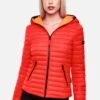 Navahoo KIMUK - Übergangsjacke - Neon Coral -Navahoo Modegeschäft für Damenbekleidung 074fd4730d1b43d996e6296273fe394c