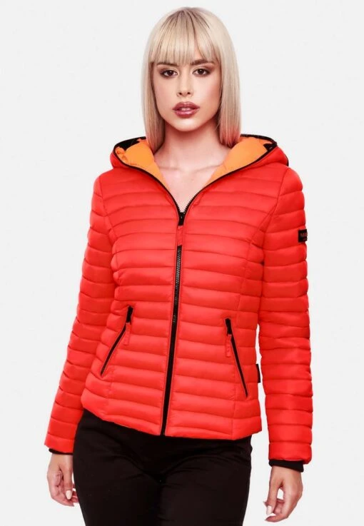 Navahoo KIMUK - Übergangsjacke - Neon Coral -Navahoo Modegeschäft für Damenbekleidung 074fd4730d1b43d996e6296273fe394c