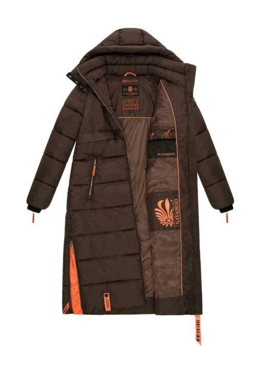 Navahoo KRISTALLBLUME - Wintermantel - Dark Choco -Navahoo Modegeschäft für Damenbekleidung 0de573b7a6864b5498fe242487a61a66