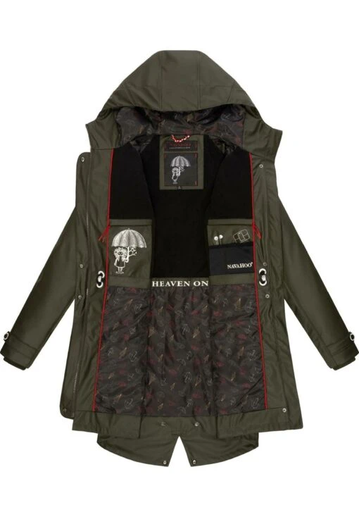 Navahoo RAINY FLOWER - Parka - Dark Olive -Navahoo Modegeschäft für Damenbekleidung 216ada32bfeb4dda8c8fecf82f5cc0e4