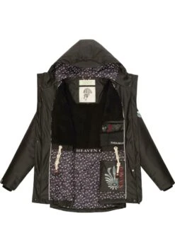 Navahoo OCEAN HEART - Parka - Black -Navahoo Modegeschäft für Damenbekleidung 227843709b444029a4485718504eb803