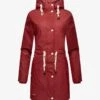 Navahoo FLOWER OF OCEAN - Parka - Blood Red -Navahoo Modegeschäft für Damenbekleidung 2604fd7d57044efd96c0163deeaa3894