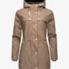 Navahoo RAINY FOREST - Regenjacke / Wasserabweisende Jacke - Taupe -Navahoo Modegeschäft für Damenbekleidung 286844de5bc34f82be48feb247bb9e5b