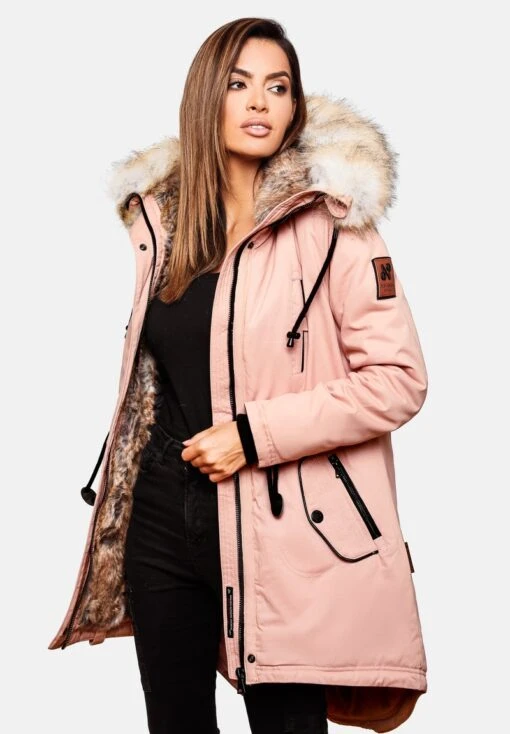 Navahoo BOMBII - Wintermantel - Light Pink -Navahoo Modegeschäft für Damenbekleidung 3934c81d3bd24756ba3355afa1e6c1df