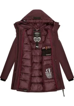 Navahoo BLIZZARDSTORM - Parka - Dark Red Melange -Navahoo Modegeschäft für Damenbekleidung 3ce5d875b9654c71941585d174bf83d5