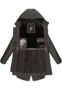 Navahoo RAINY FLOWER - Parka - Dark Grey -Navahoo Modegeschäft für Damenbekleidung 484e3519519e4c36bfd7227da6413d70