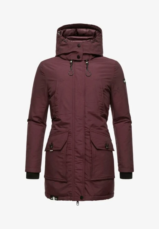 Navahoo BLIZZARDSTORM - Parka - Dark Red Melange -Navahoo Modegeschäft für Damenbekleidung 6e6d92bd2ff547348cb195d55d784649