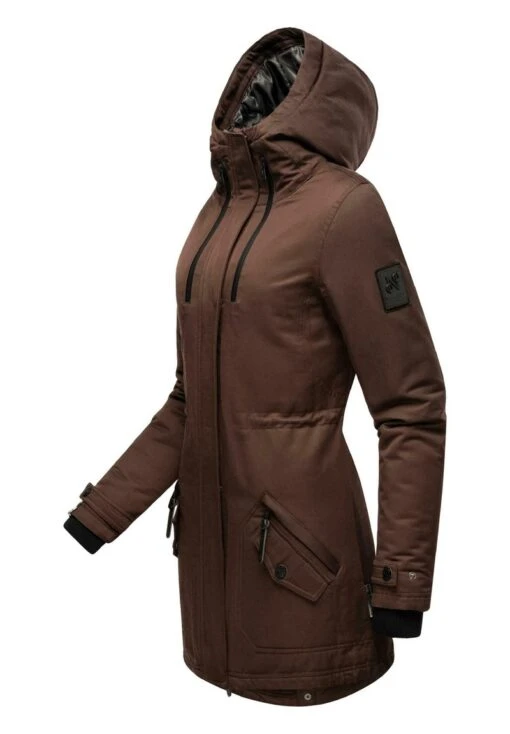 Navahoo AVRILLE II - Wintermantel - Dark Choco -Navahoo Modegeschäft für Damenbekleidung 922cec0285d44a94a898099d350f5aca