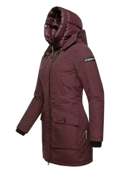 Navahoo BLIZZARDSTORM - Parka - Dark Red Melange -Navahoo Modegeschäft für Damenbekleidung 9d0b6ff9095448be904cfe5ae718ddbd