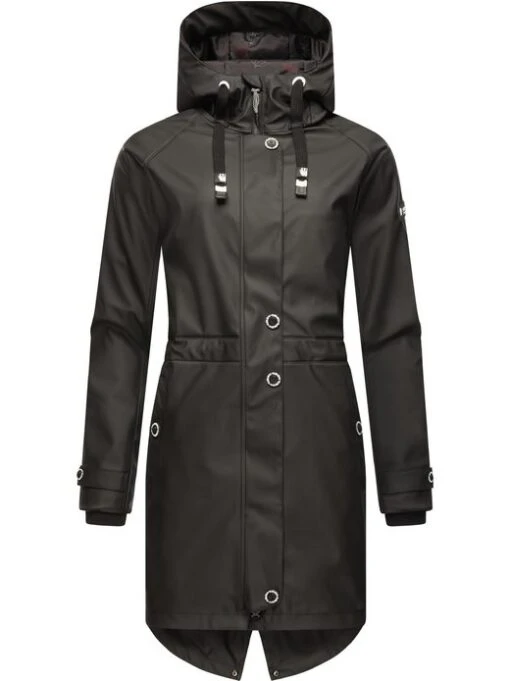 Navahoo Damen Regenjacke - Rainy Flower -Navahoo Modegeschäft für Damenbekleidung Damen Regenjacke Rainy Flower pdstandard bust 643247 0004 bustfront 1