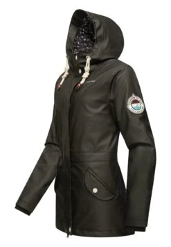 Navahoo OCEAN HEART - Parka - Black -Navahoo Modegeschäft für Damenbekleidung ad8d776df900426eb19f02e0a405bba8