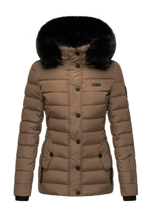 Navahoo MILIANAA - Winterjacke - Taupe -Navahoo Modegeschäft für Damenbekleidung adbb0cafb5544c979c3486b36caf6a61