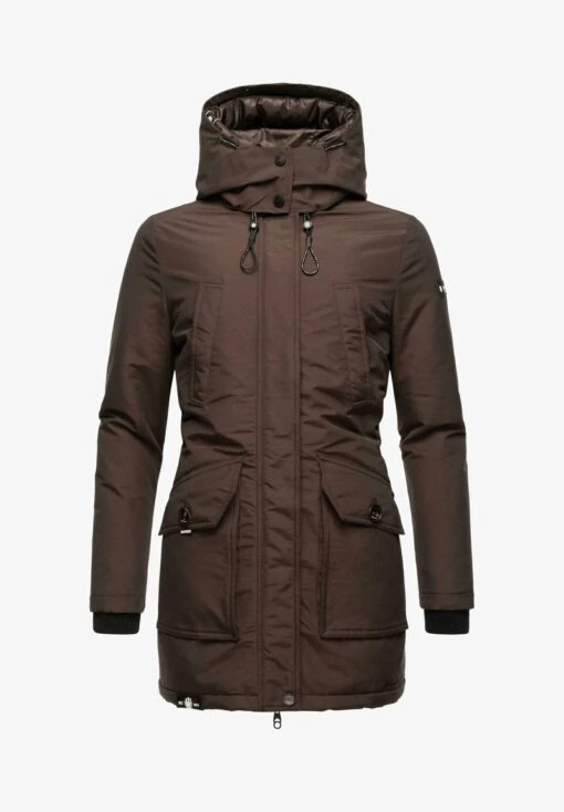 Navahoo BLIZZARDSTORM - Parka - Dark Choco -Navahoo Modegeschäft für Damenbekleidung b38bd1e2347d431ca43ae06dbb46531e