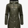 Navahoo RAINY FOREST - Regenjacke / Wasserabweisende Jacke - Dark Olive -Navahoo Modegeschäft für Damenbekleidung b88a89efef1046ae81e0e1c9021d7305