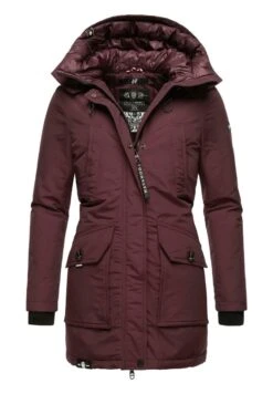 Navahoo BLIZZARDSTORM - Parka - Dark Red Melange -Navahoo Modegeschäft für Damenbekleidung c3d66f41926d48cba20609d5f1cdaa54