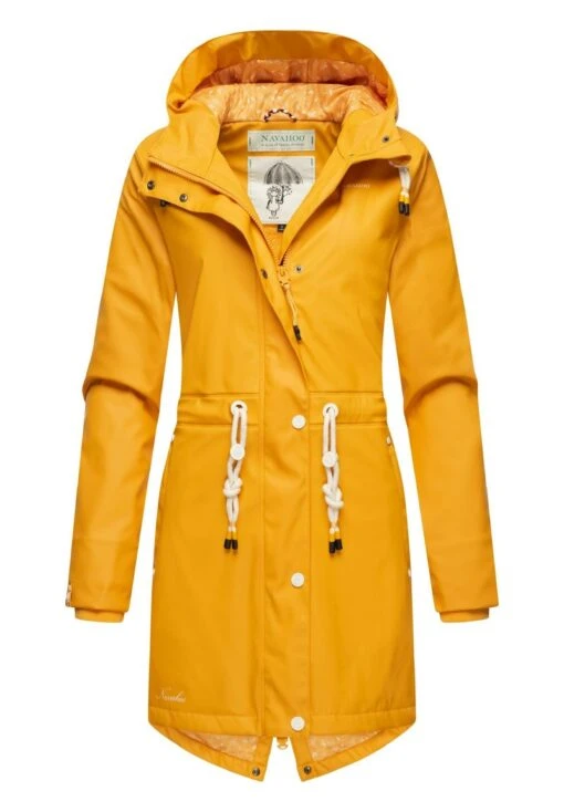 Navahoo FLOWER OF OCEAN - Parka - Amber Yellow -Navahoo Modegeschäft für Damenbekleidung d0b189a7adbc42efb3b1e0f3c5537db2