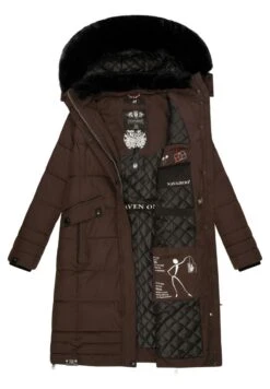 Navahoo FAHMIYAA - Wintermantel - Dark Choco -Navahoo Modegeschäft für Damenbekleidung d19b55e0e65942858e47966f10da4115