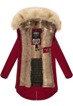 Navahoo BOMBII - Wintermantel - Blood Red -Navahoo Modegeschäft für Damenbekleidung e6374c29089648dab34839cde0823785