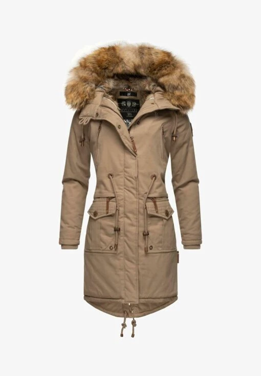 Navahoo ROSINCHEN - Wintermantel - Taupe -Navahoo Modegeschäft für Damenbekleidung eb596b7709ec4ba892d381bb55f05cc5 1