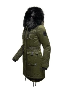 Navahoo LULUNA - Wintermantel - Olive -Navahoo Modegeschäft für Damenbekleidung ec29ebe60ede4a1d82a27272c7eaeb38